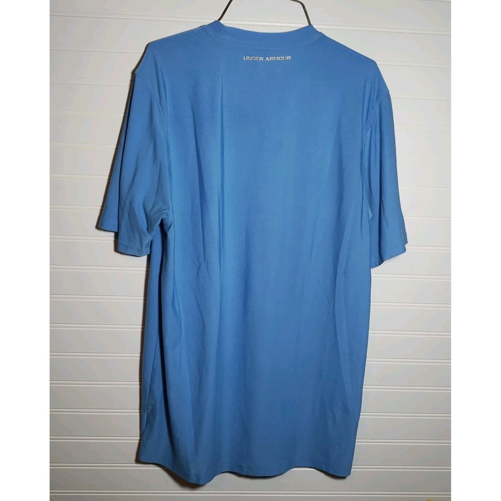 Under Armour Blue‎ Men's Size Sm Small Heat Gear Short Sleeve T-shirt UA - Picture 4 of 5